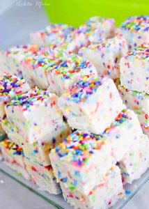 Rainbow Cake and Sprinkles