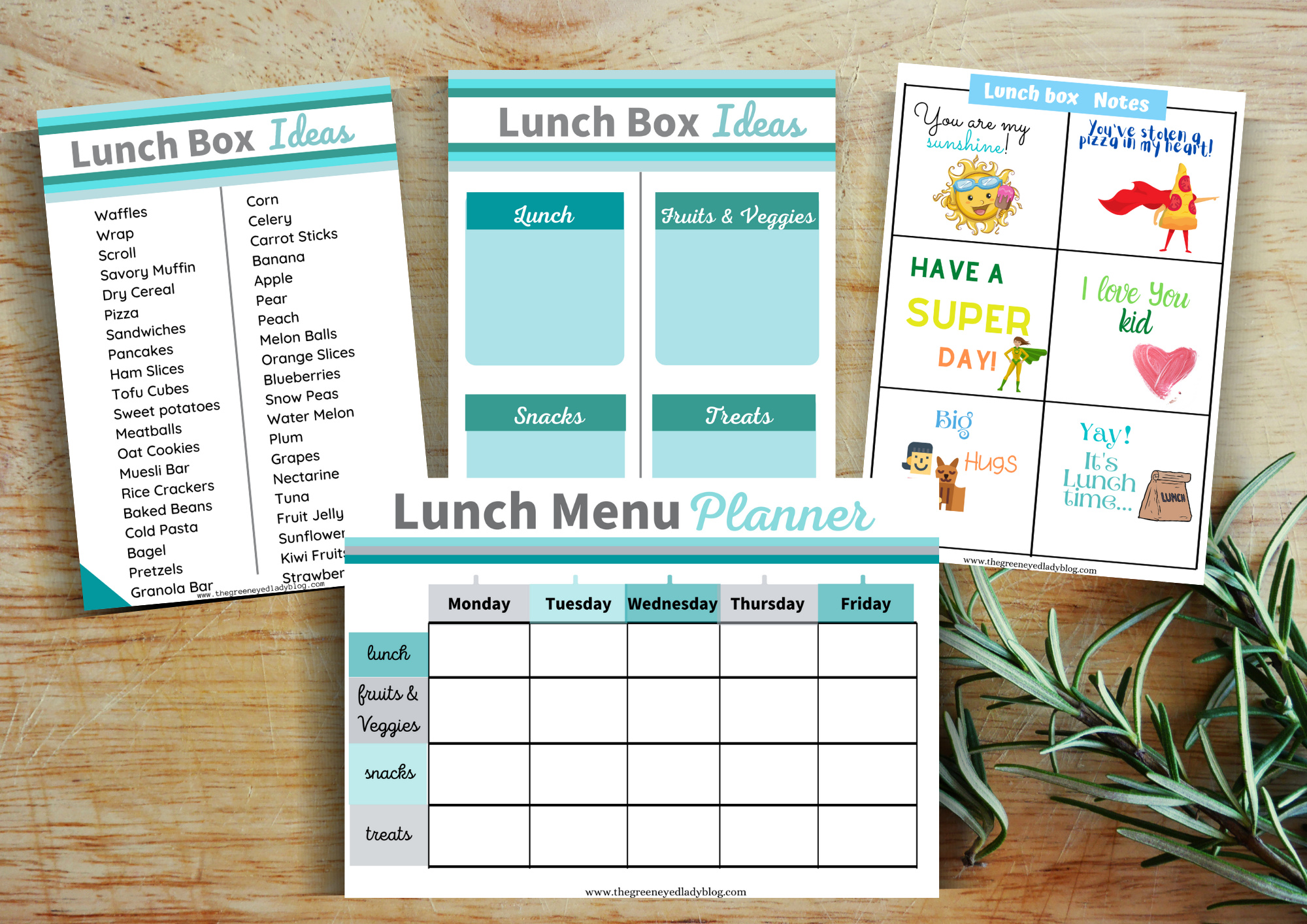 Lunch Menu-Blog