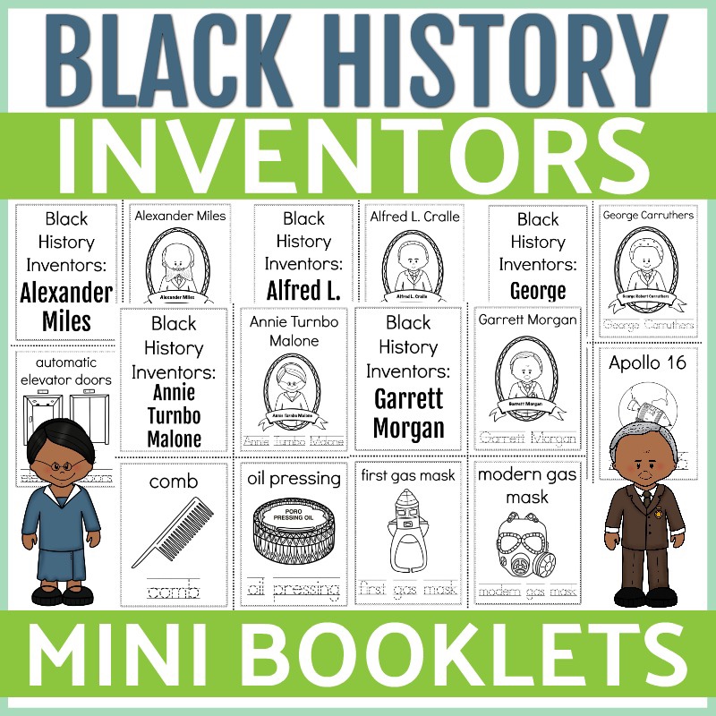 black history inventors booklets