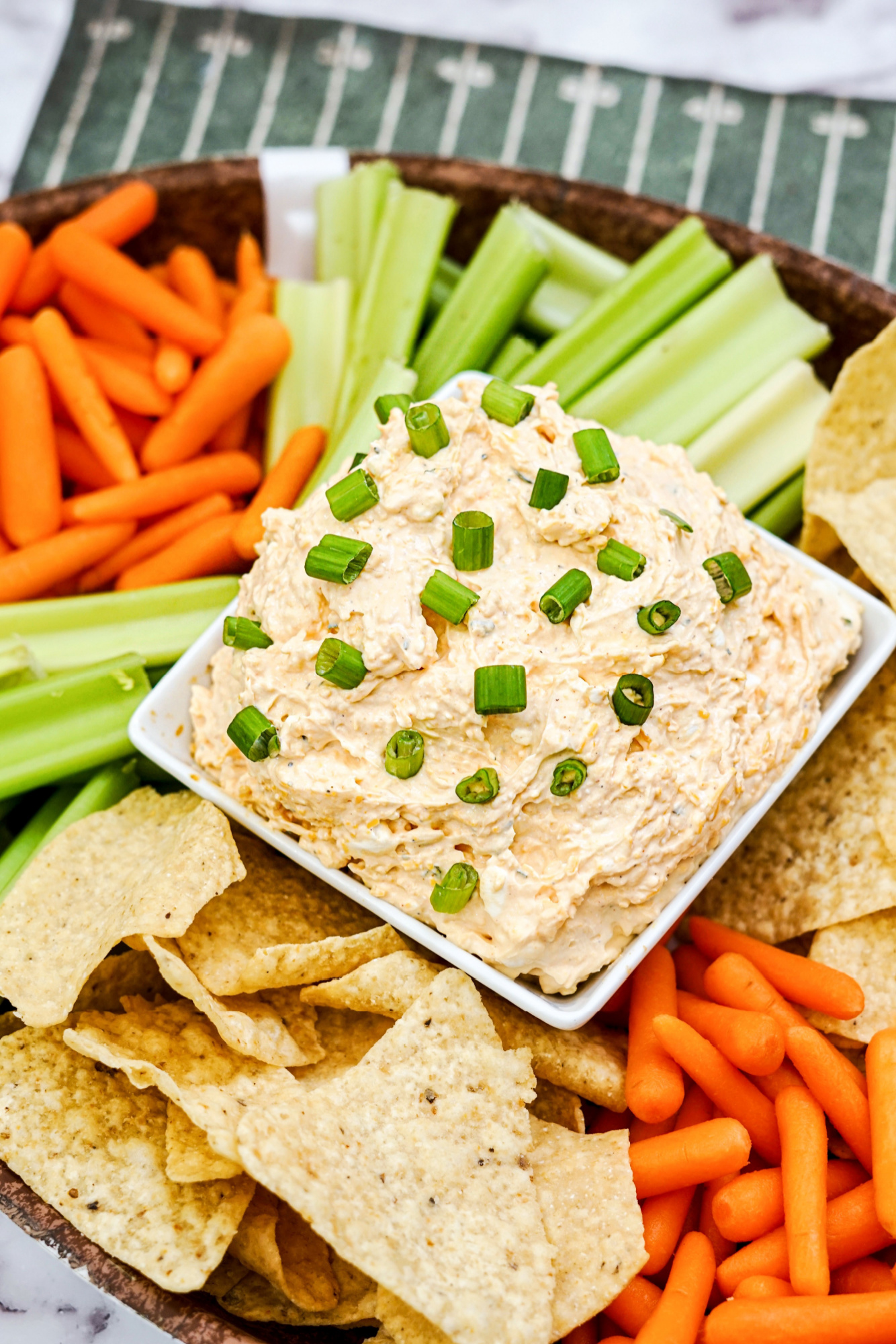 The Big Game: Vegetarian Buffalo Ranch Dip